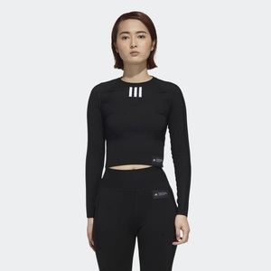 NWT Adidas PRIMEKNIT FINE TEE LONG SLEEVE Black